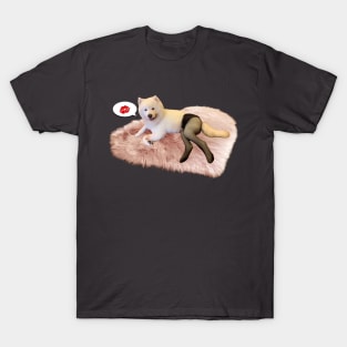 Dog Meme: Dog in black tights? T-Shirt